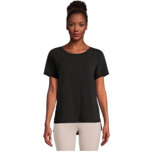 Avia Women's Oversize Tee, color : Black